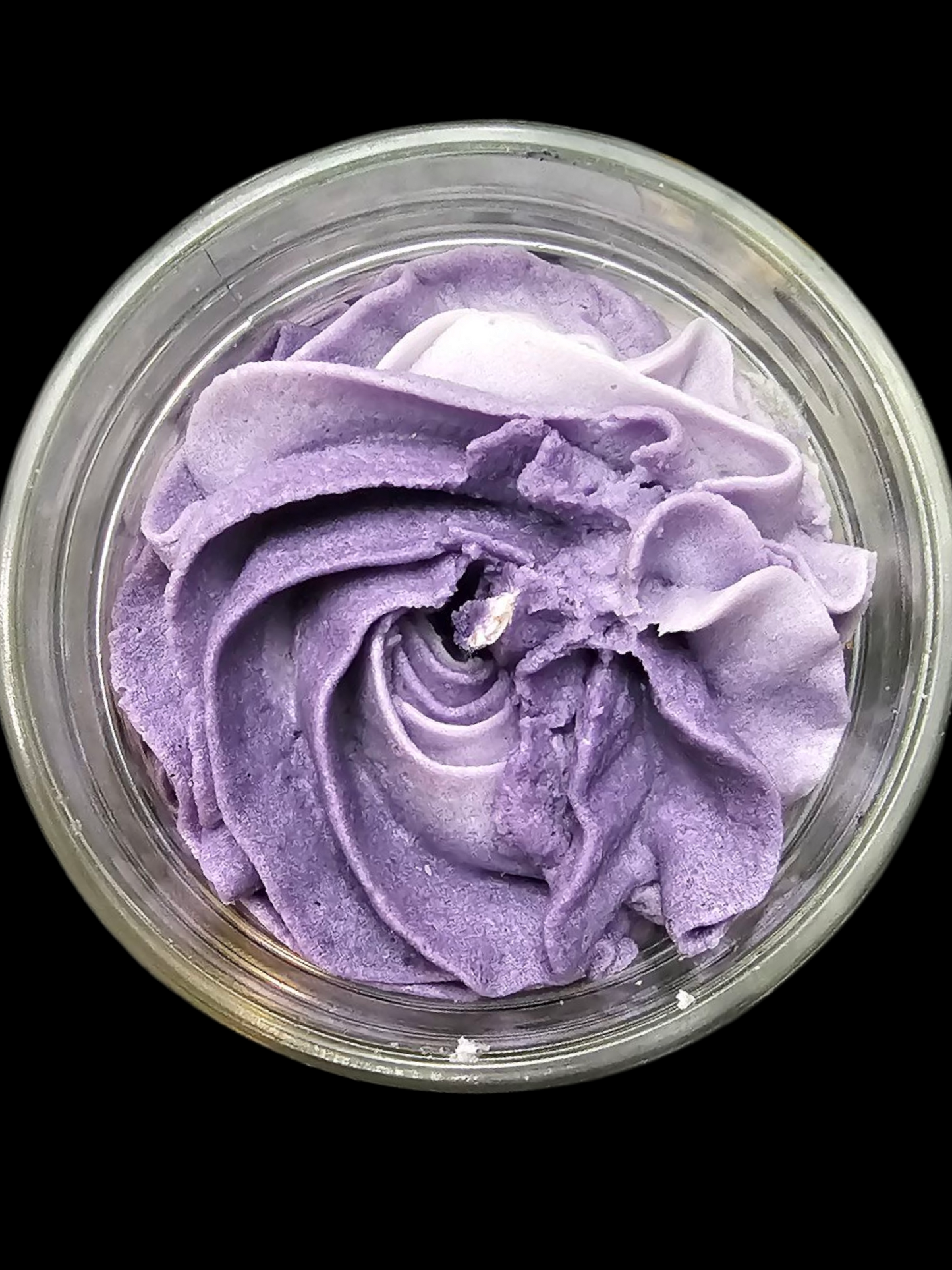 White and Purple candle Jar
