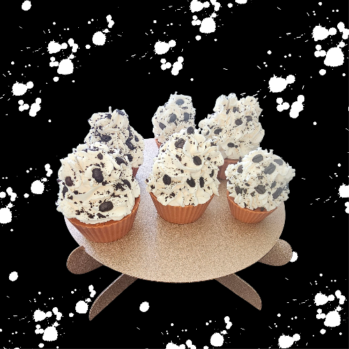 Coffee cupcake candle