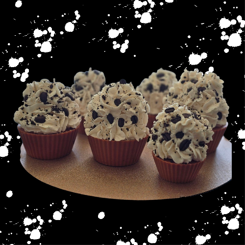 Coffee cupcake candle