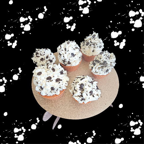 Coffee cupcake candle